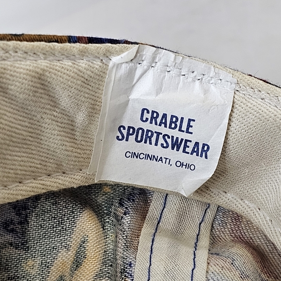 Duke Blue Devils Basketball Paisley Snapback Cap Hat Vtg Crable Sportswear Core - Picture 11 of 13